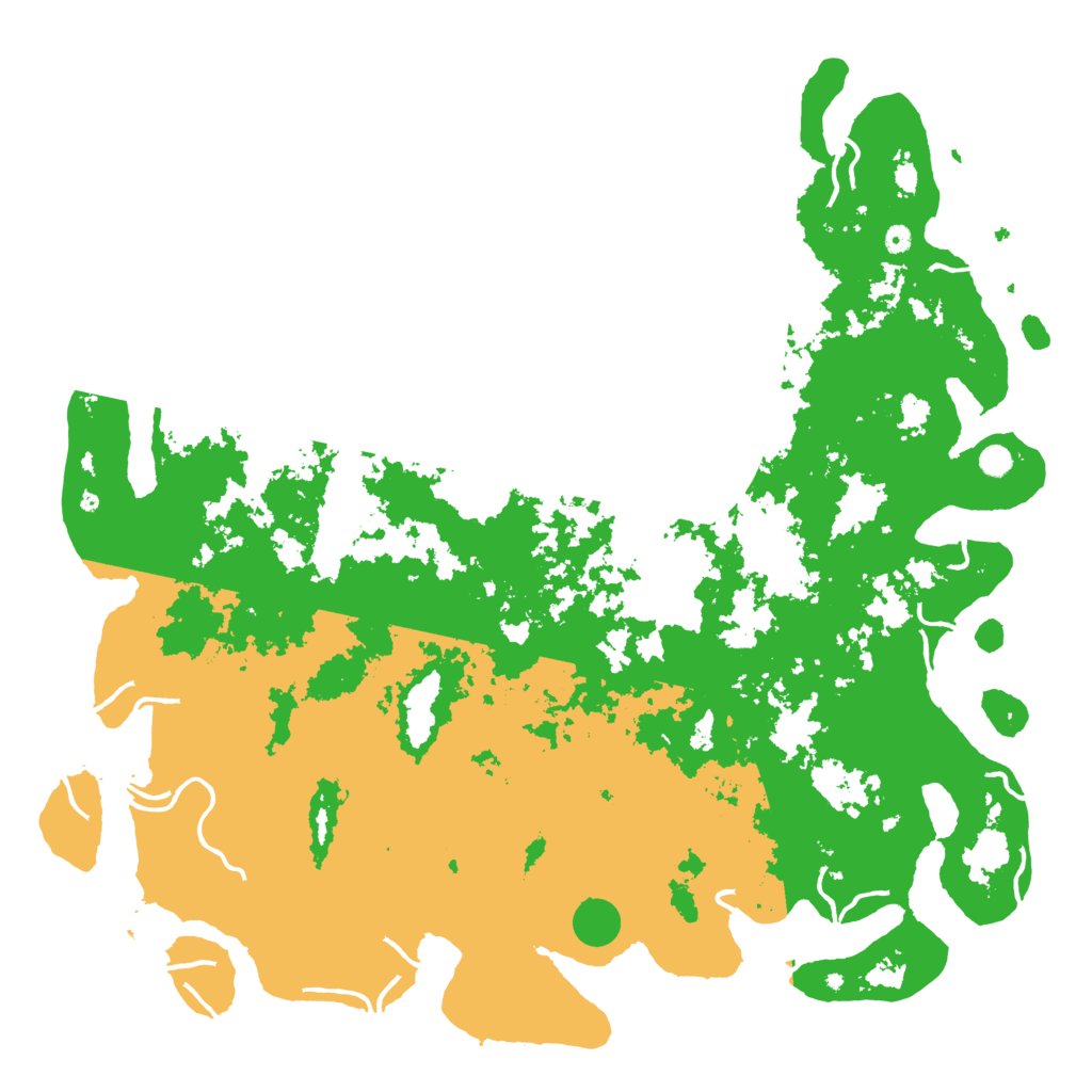Biome Rust Map: Procedural Map, Size: 6000, Seed: 332022