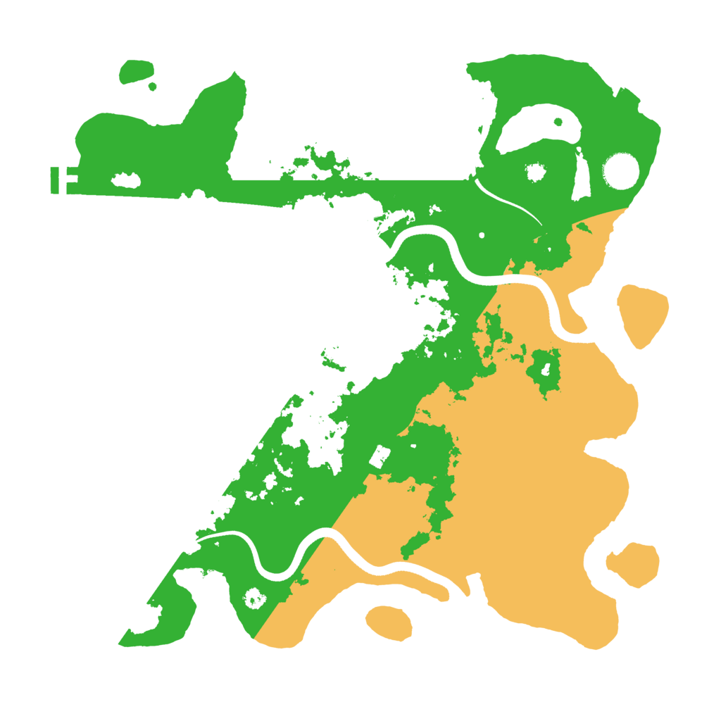 Biome Rust Map: Procedural Map, Size: 3500, Seed: 1367