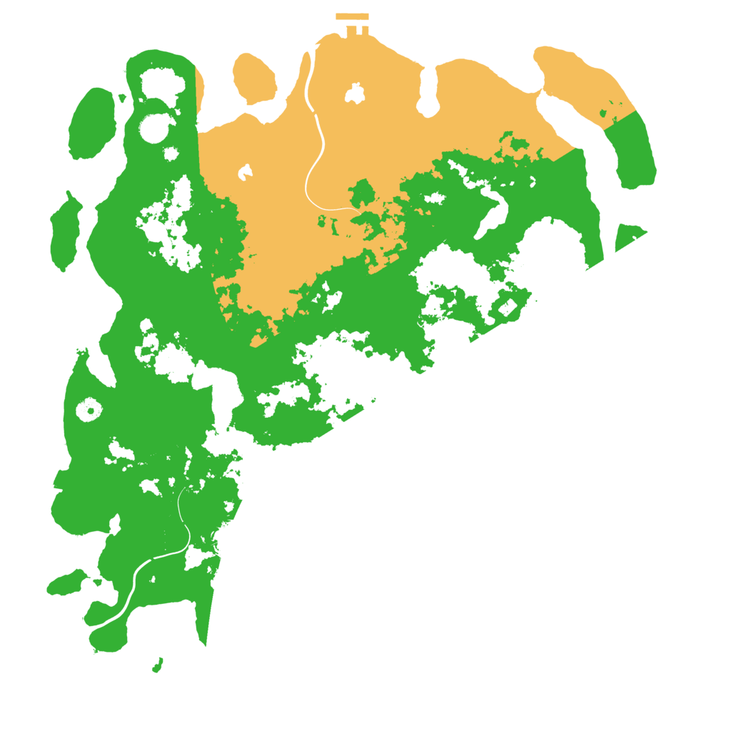 Biome Rust Map: Procedural Map, Size: 4500, Seed: 1961080763