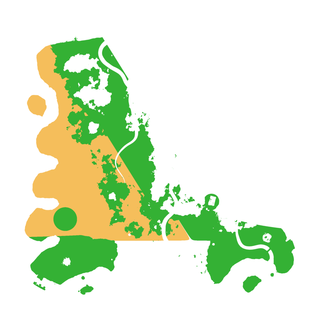 Biome Rust Map: Procedural Map, Size: 3600, Seed: 144340