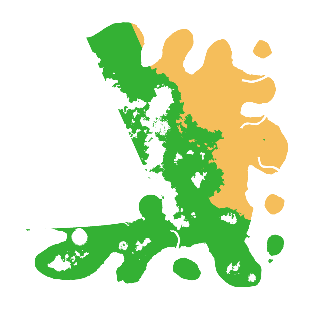 Biome Rust Map: Procedural Map, Size: 3500, Seed: 86787688