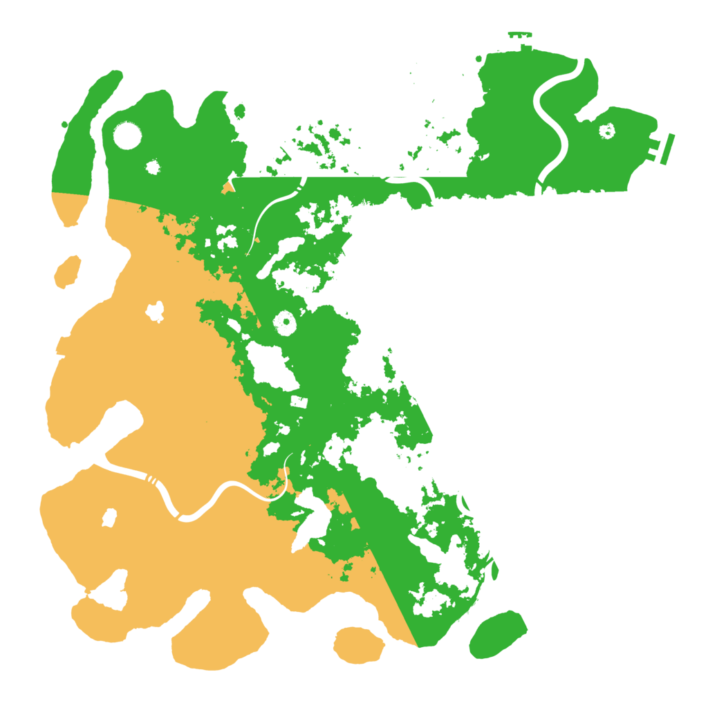 Biome Rust Map: Procedural Map, Size: 4500, Seed: 71853497