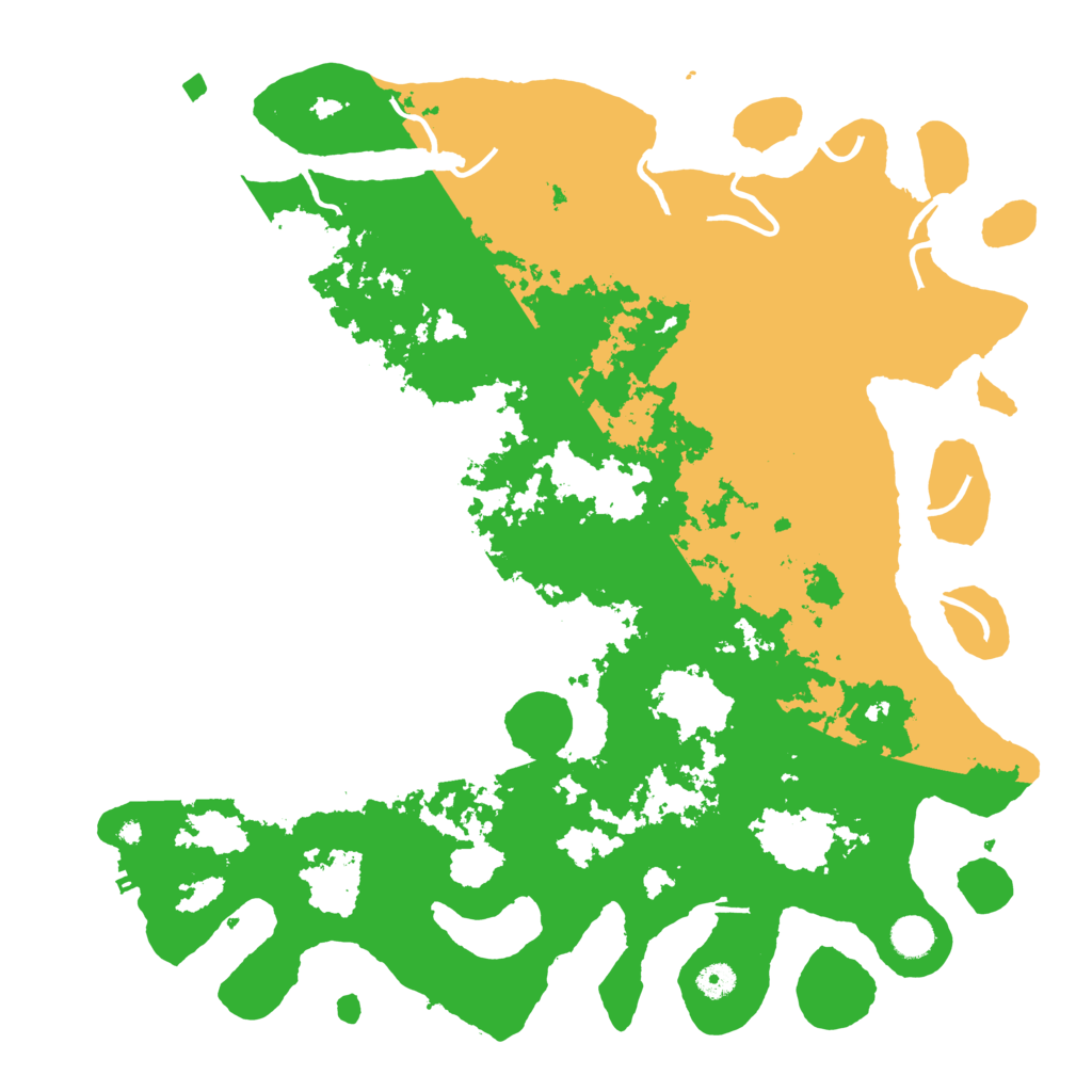 Biome Rust Map: Procedural Map, Size: 4500, Seed: 1241299680