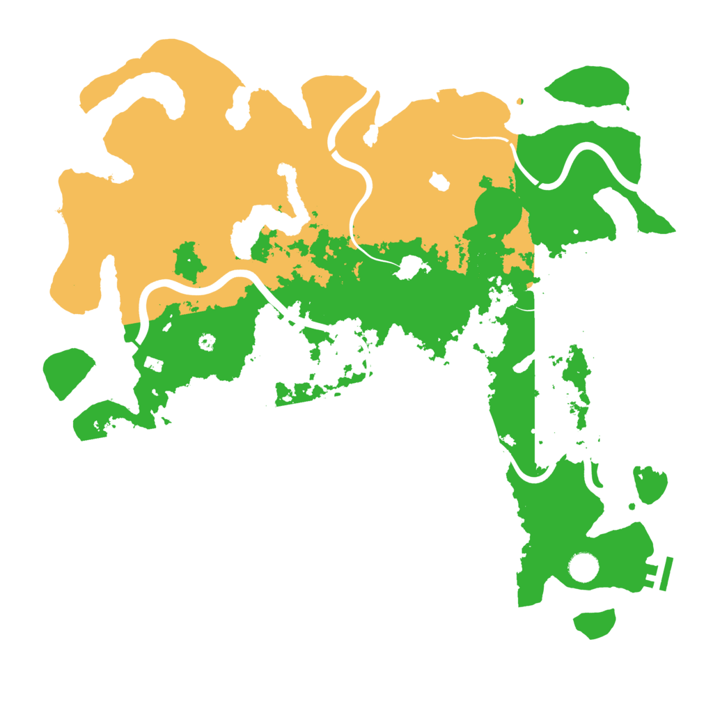 Biome Rust Map: Procedural Map, Size: 4200, Seed: 188