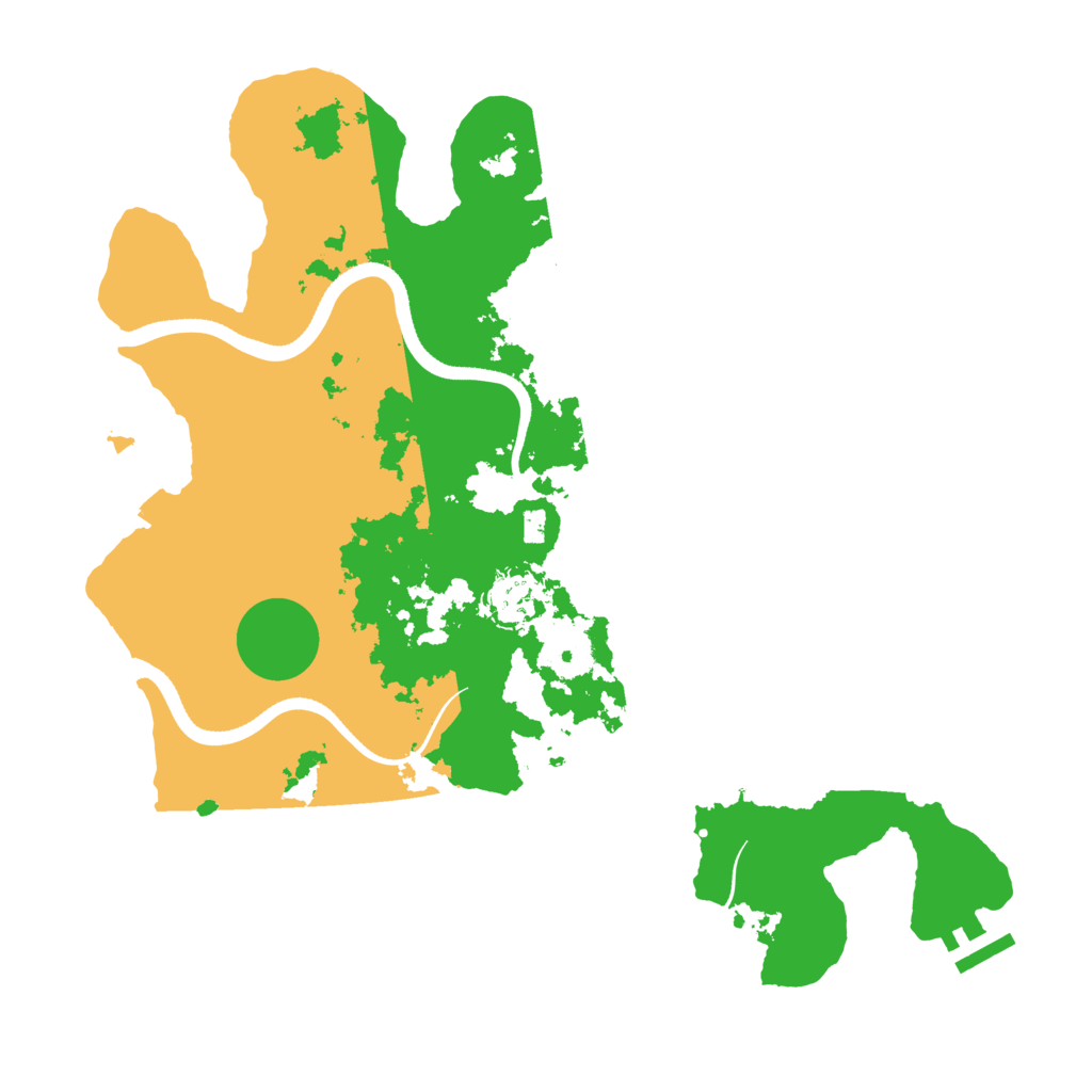 Biome Rust Map: Procedural Map, Size: 3500, Seed: 913