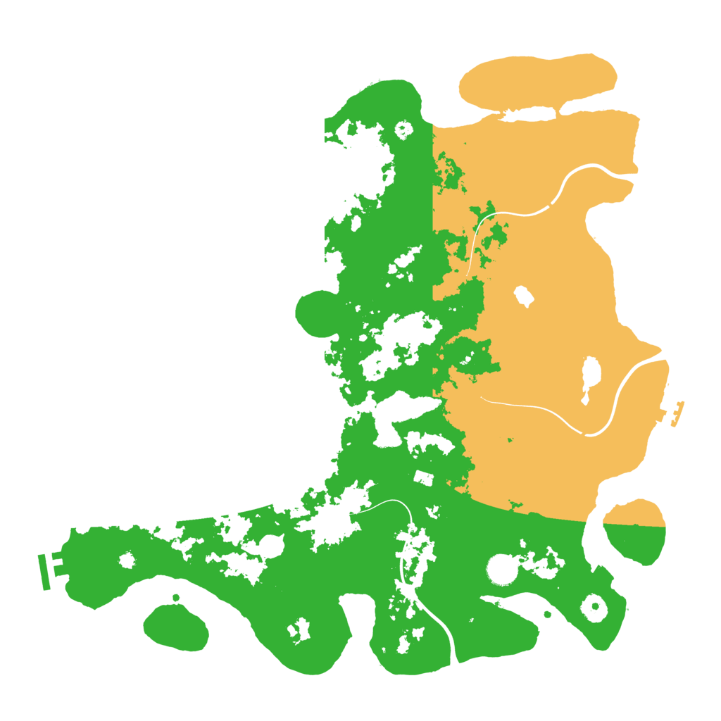 Biome Rust Map: Procedural Map, Size: 4050, Seed: 2067932154