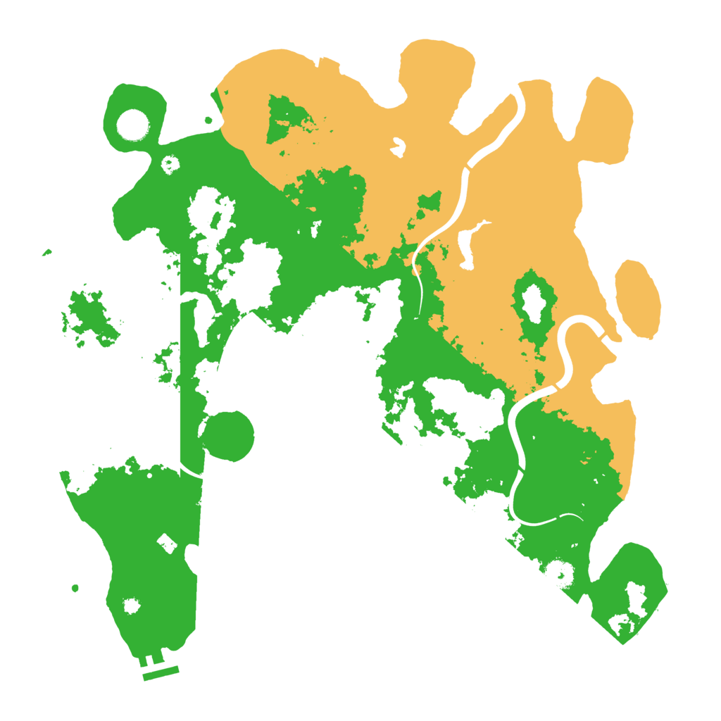 Biome Rust Map: Procedural Map, Size: 4000, Seed: 143182721