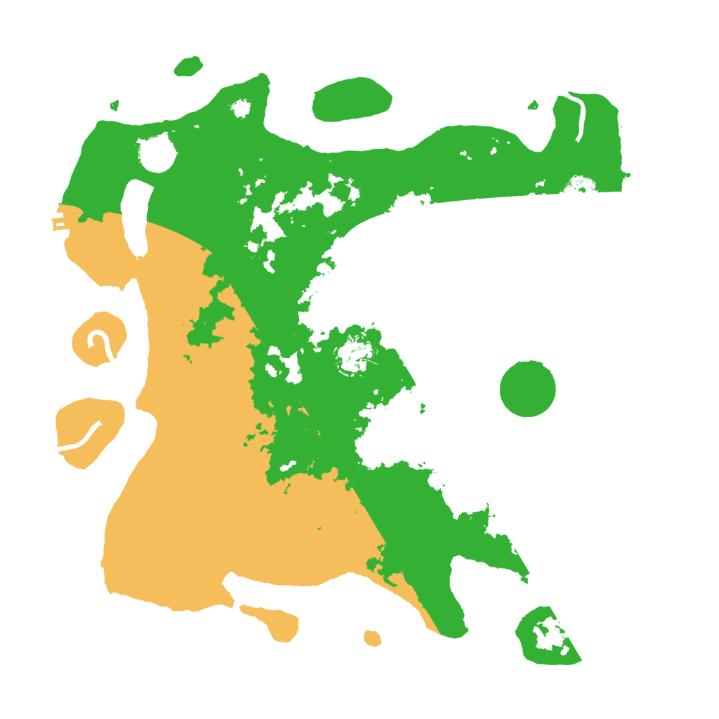 Biome Rust Map: Procedural Map, Size: 3500, Seed: 1542212134