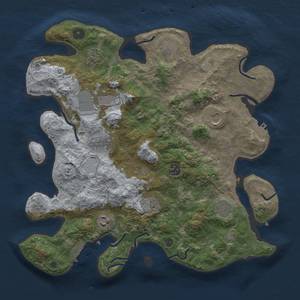Thumbnail Rust Map: Procedural Map, Size: 3800, Seed: 400965872, 17 Monuments