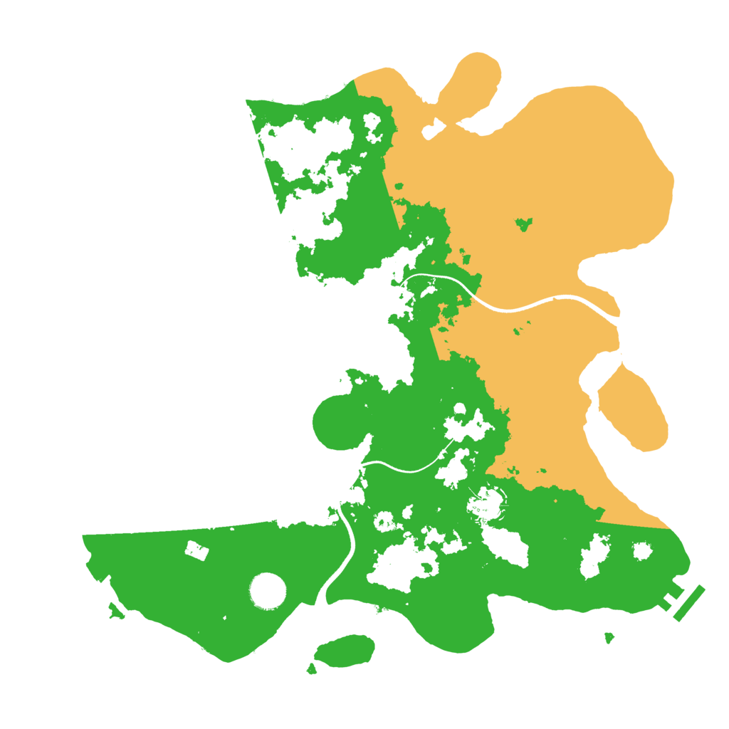 Biome Rust Map: Procedural Map, Size: 3500, Seed: 282729906