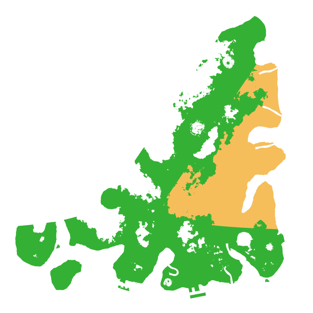 Biome Rust Map: Procedural Map, Size: 4000, Seed: 1856109661