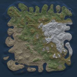Thumbnail Rust Map: Procedural Map, Size: 4950, Seed: 1337, 18 Monuments