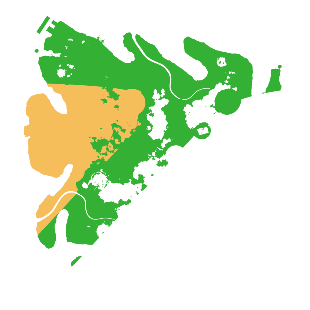 Biome Rust Map: Procedural Map, Size: 3250, Seed: 3214414