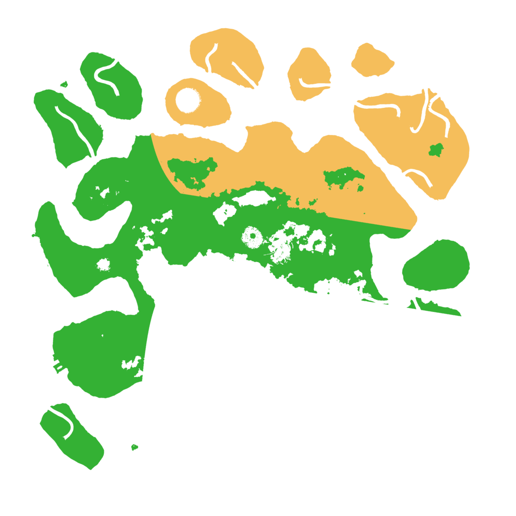 Biome Rust Map: Procedural Map, Size: 3700, Seed: 488311176