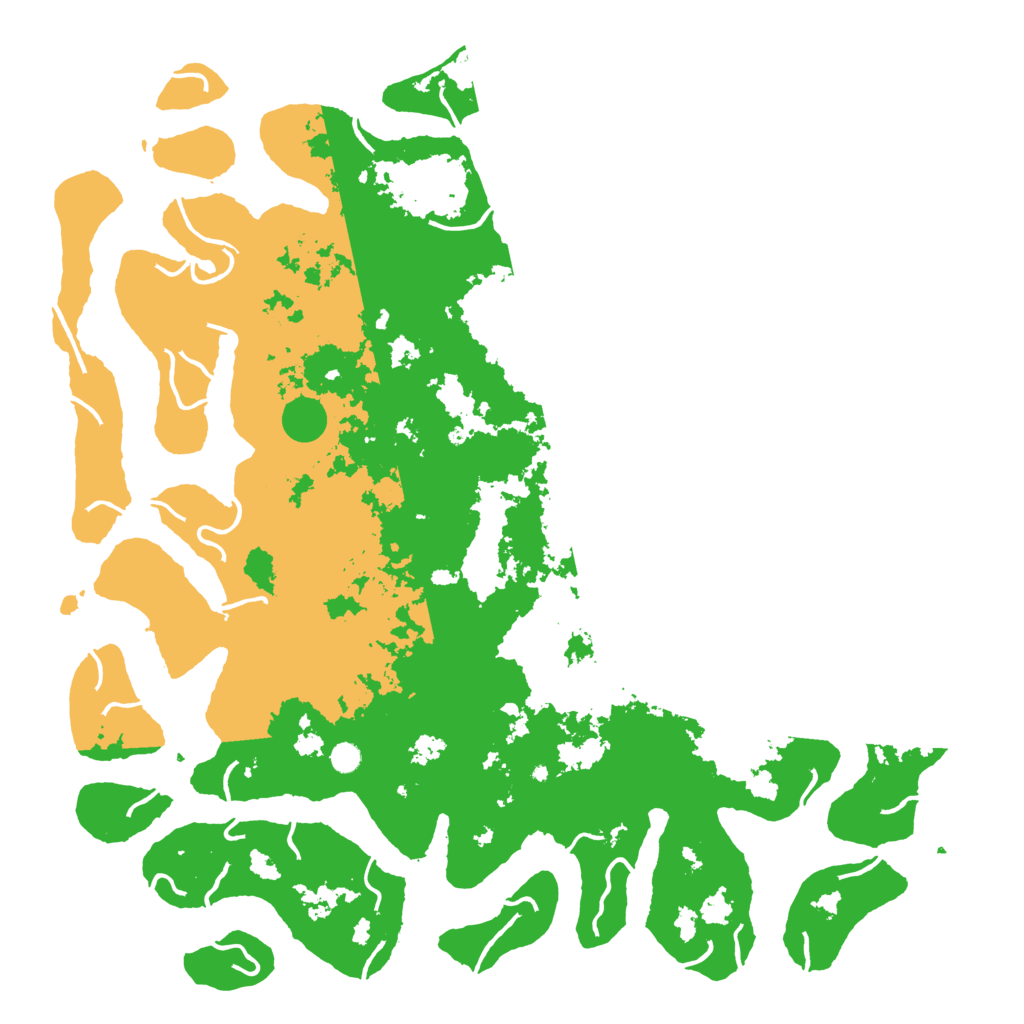 Biome Rust Map: Procedural Map, Size: 6000, Seed: 1010229876