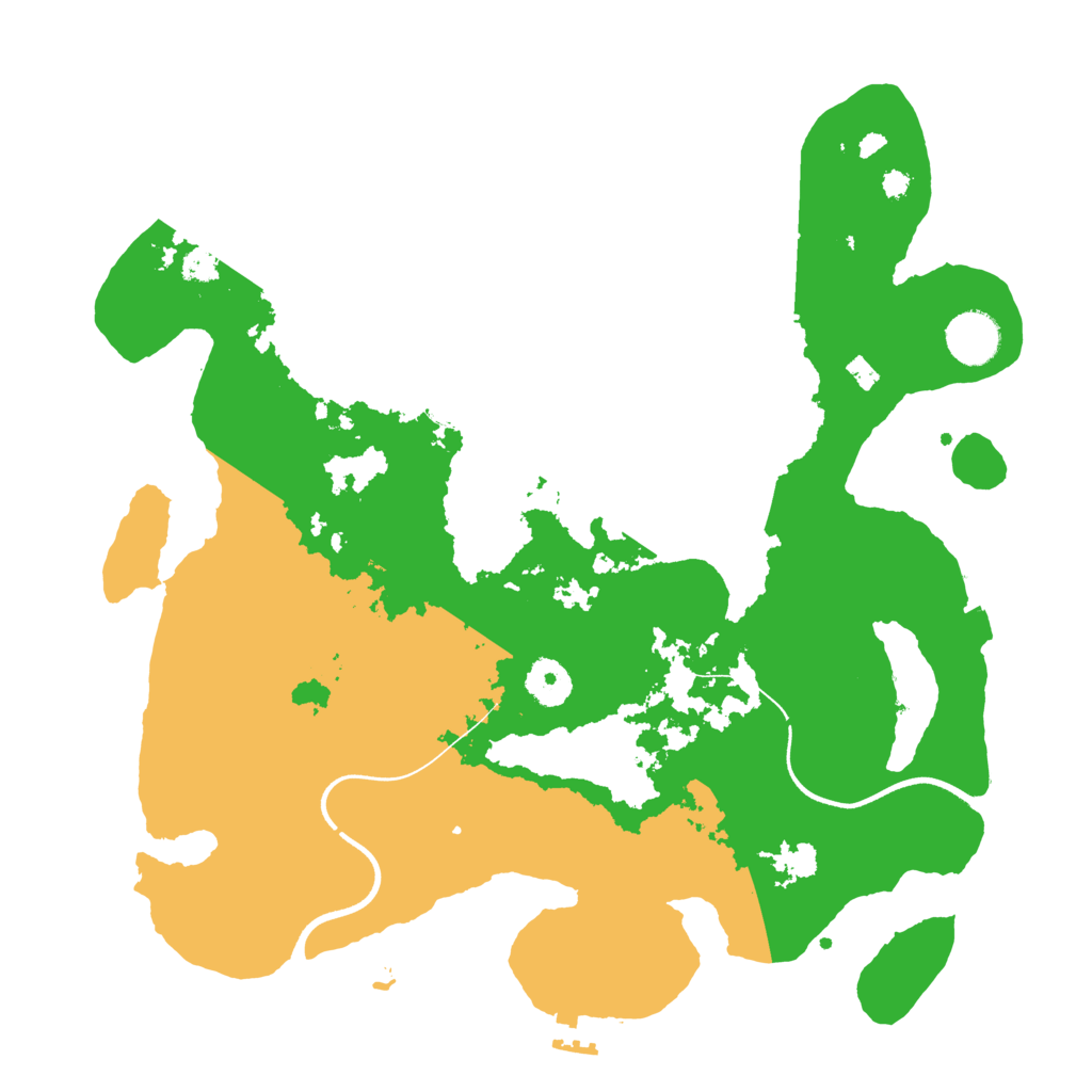 Biome Rust Map: Procedural Map, Size: 3600, Seed: 20103