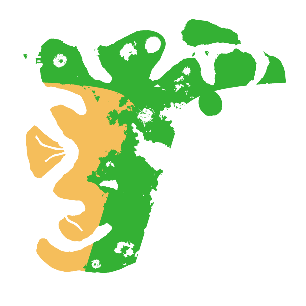 Biome Rust Map: Procedural Map, Size: 3500, Seed: 1337420