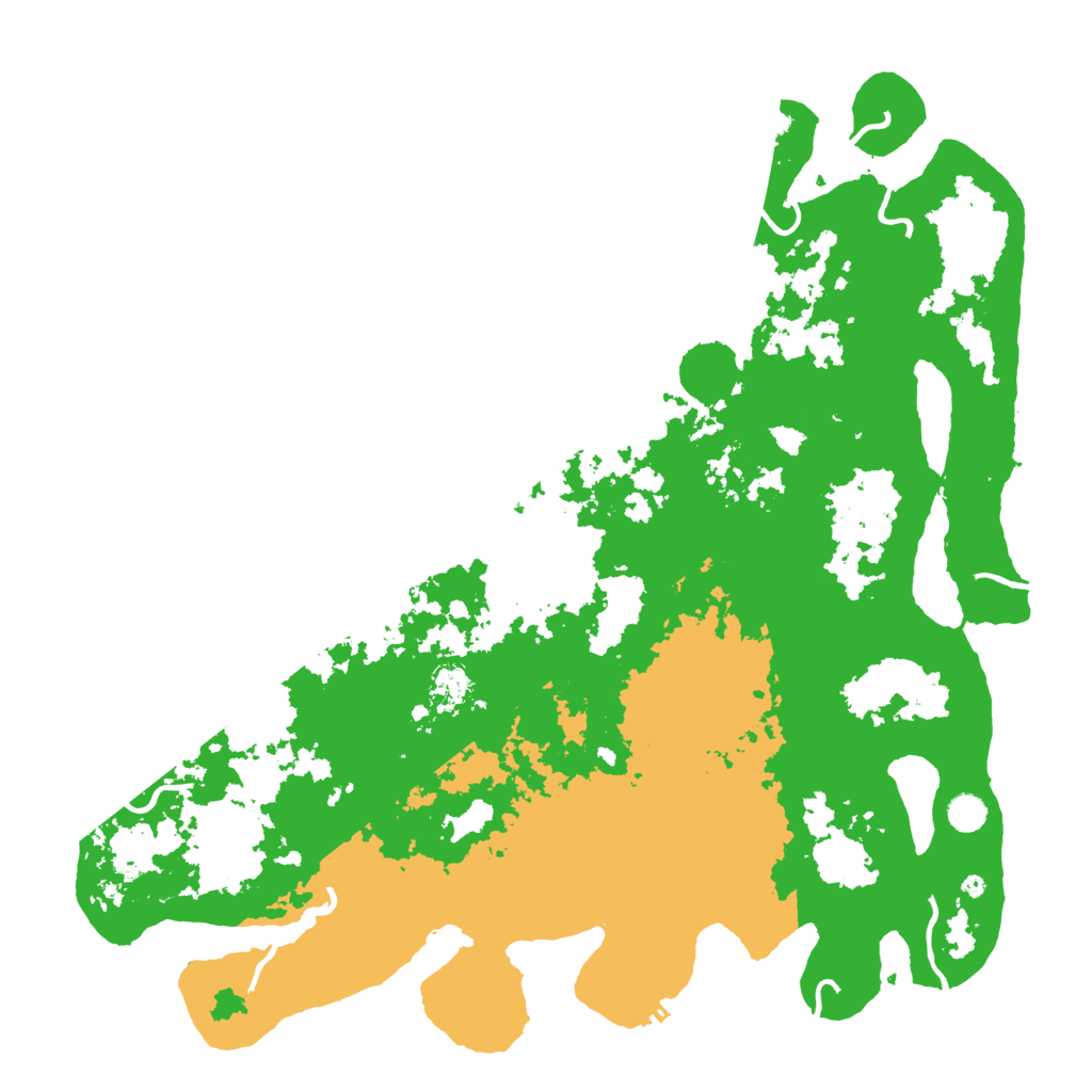 Biome Rust Map: Procedural Map, Size: 5000, Seed: 224116477