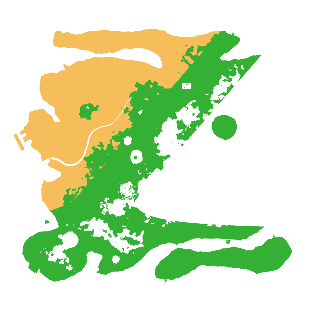 Biome Rust Map: Procedural Map, Size: 3500, Seed: 1252283650