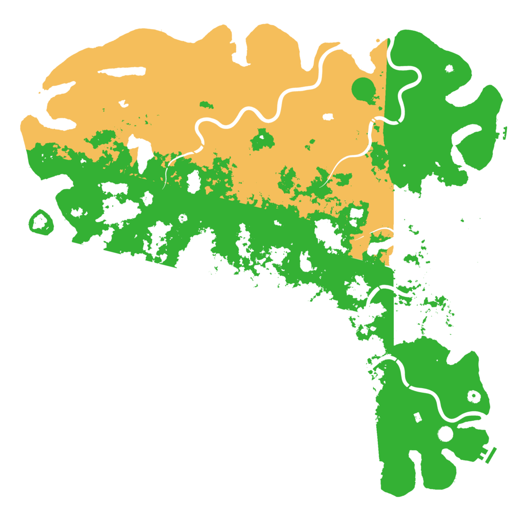 Biome Rust Map: Procedural Map, Size: 6000, Seed: 5469898