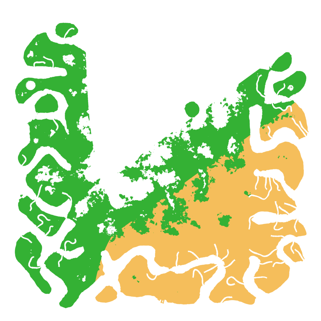 Biome Rust Map: Procedural Map, Size: 6000, Seed: 88487