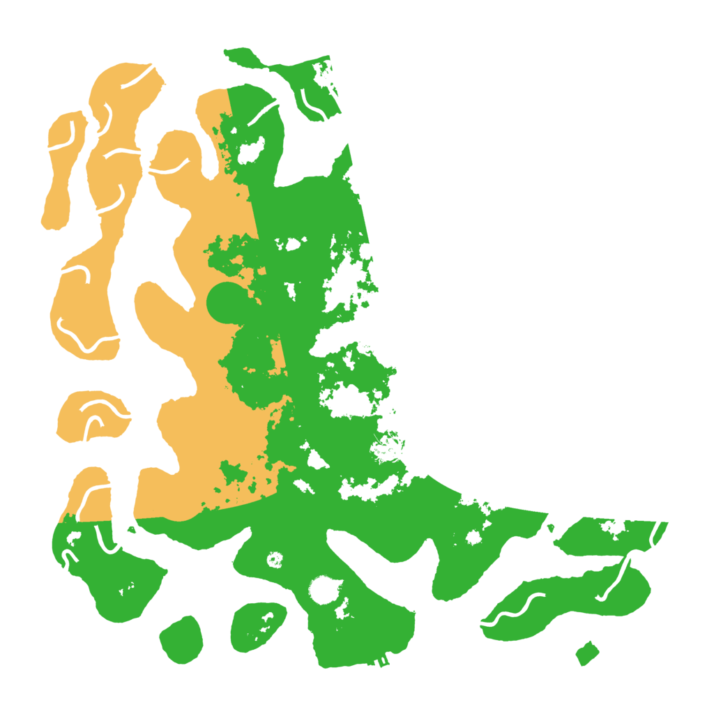 Biome Rust Map: Procedural Map, Size: 4500, Seed: 3465465