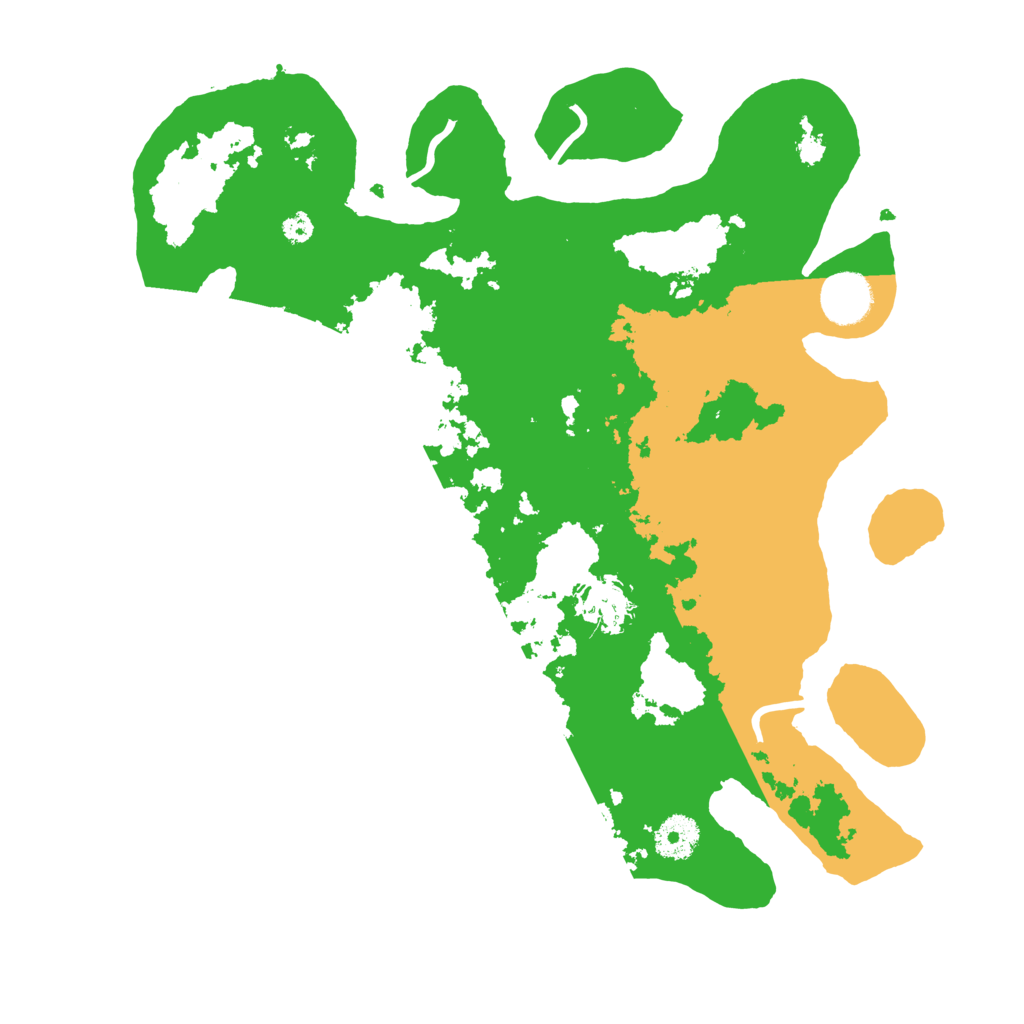 Biome Rust Map: Procedural Map, Size: 3500, Seed: 364