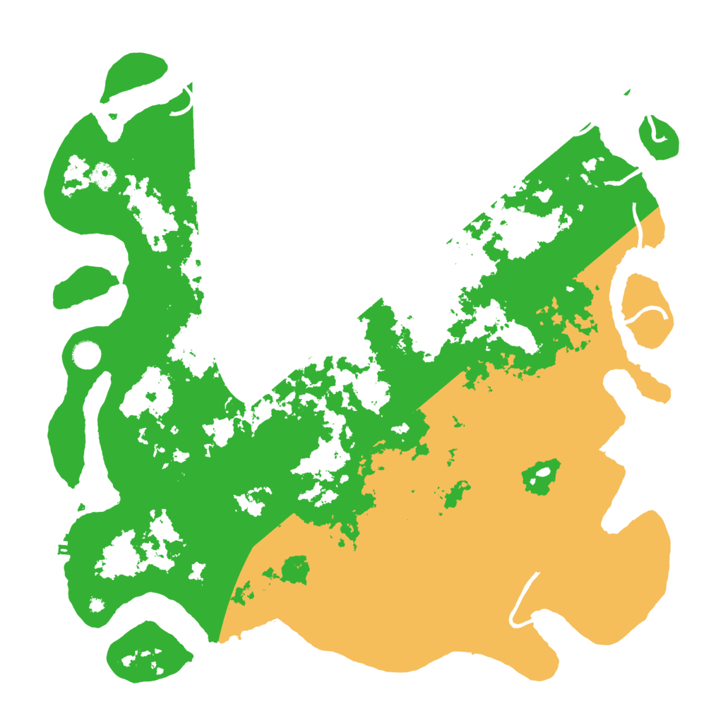 Biome Rust Map: Procedural Map, Size: 4500, Seed: 14323874
