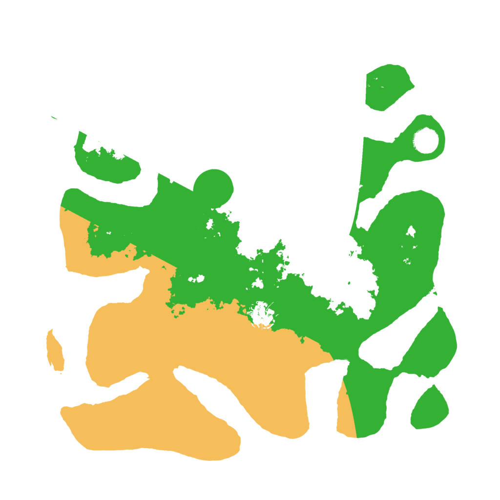 Biome Rust Map: Barren, Size: 3500, Seed: 750802371