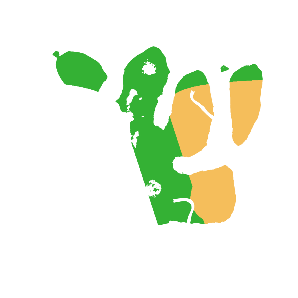 Biome Rust Map: Procedural Map, Size: 2000, Seed: 20409