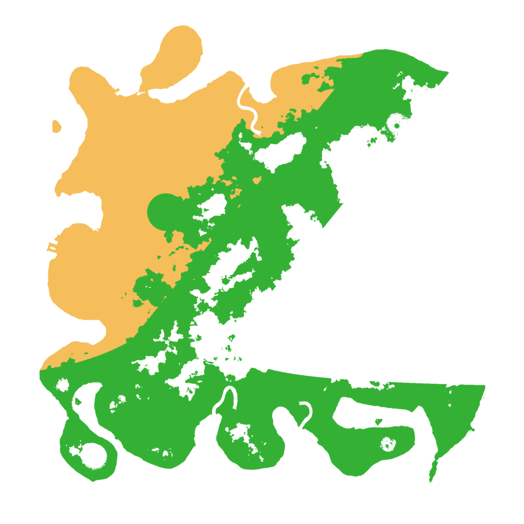 Biome Rust Map: Procedural Map, Size: 3700, Seed: 4476426