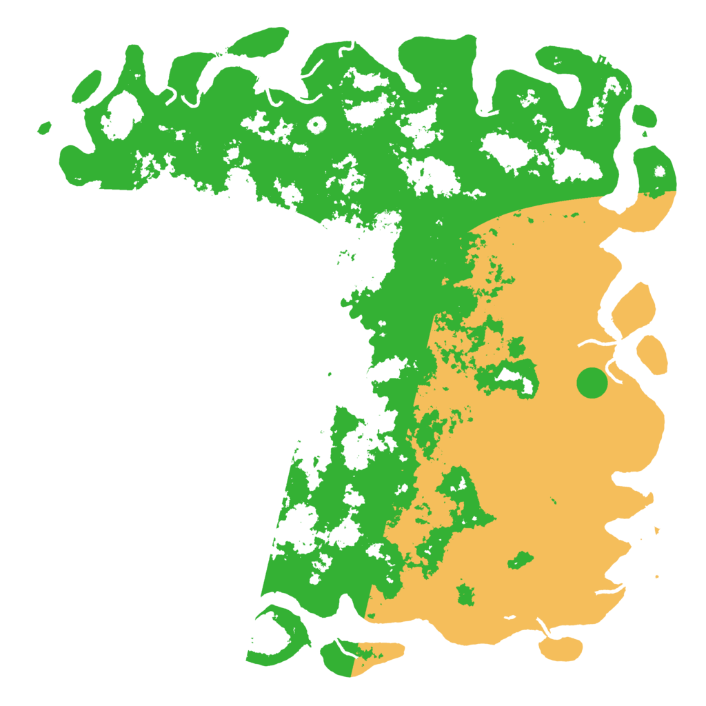 Biome Rust Map: Procedural Map, Size: 6000, Seed: 11241987