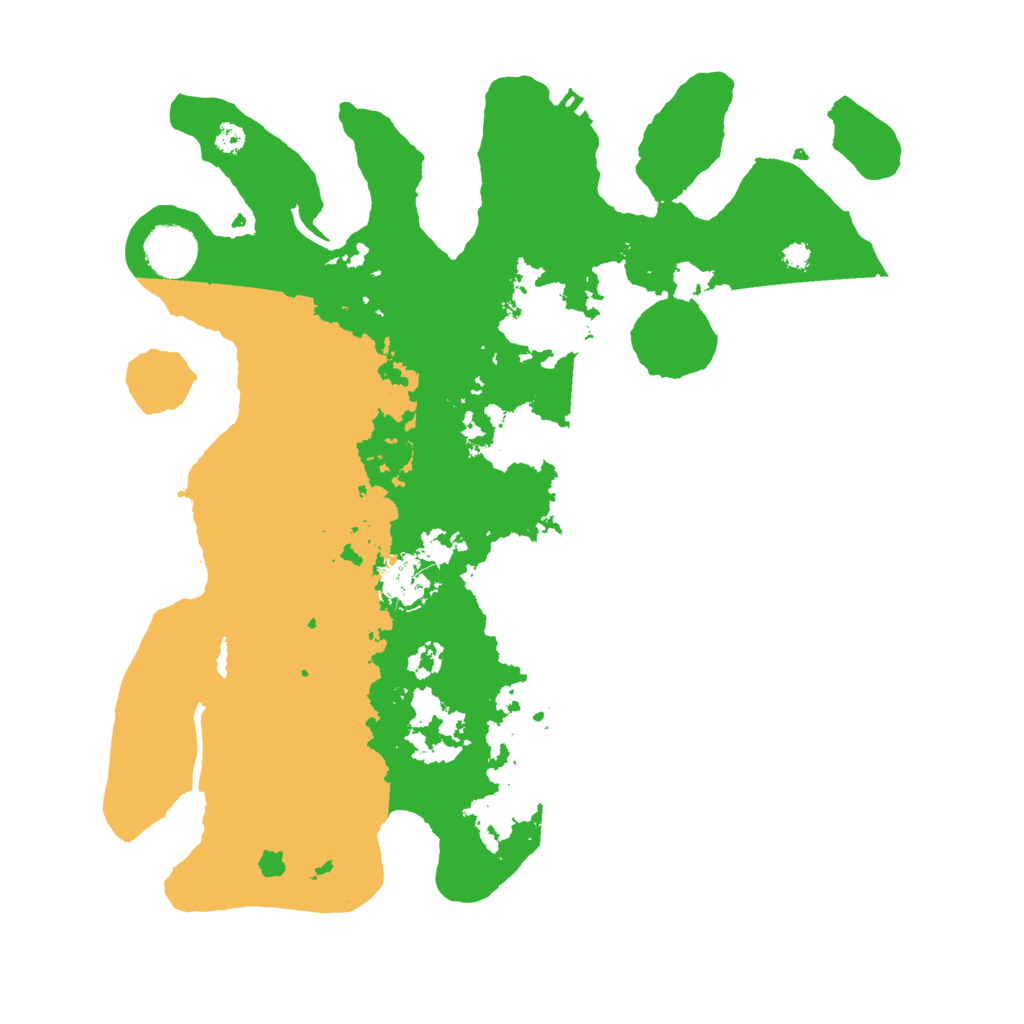 Biome Rust Map: Procedural Map, Size: 3500, Seed: 297444412