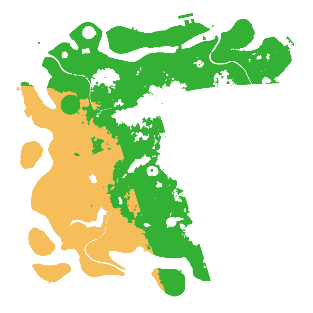 Biome Rust Map: Procedural Map, Size: 4250, Seed: 88313