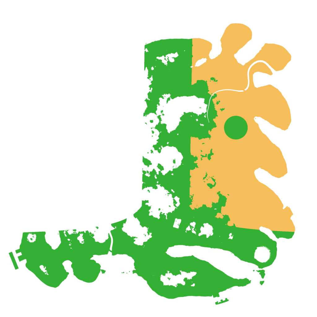 Biome Rust Map: Procedural Map, Size: 3550, Seed: 22783779