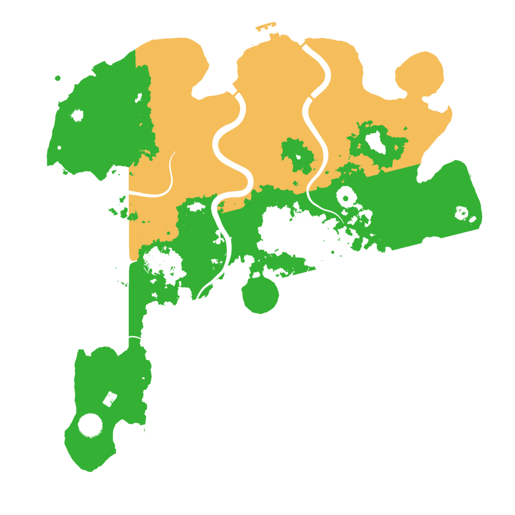 Biome Rust Map: Procedural Map, Size: 3800, Seed: 586308189