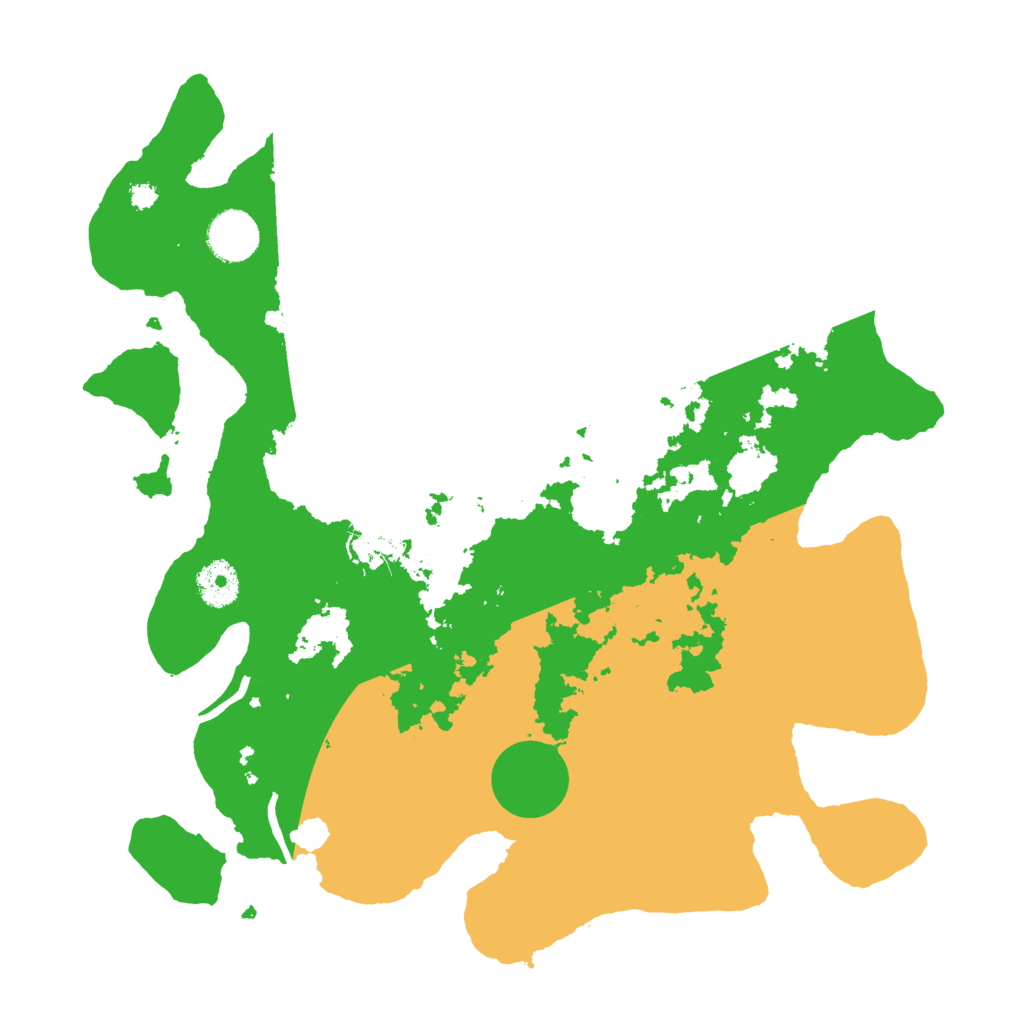 Biome Rust Map: Procedural Map, Size: 3500, Seed: 1810567347