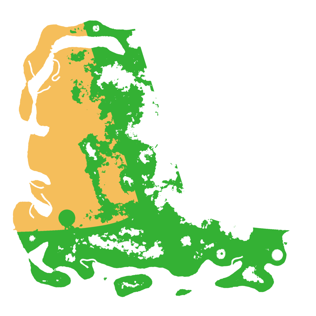 Biome Rust Map: Procedural Map, Size: 5000, Seed: 50973606