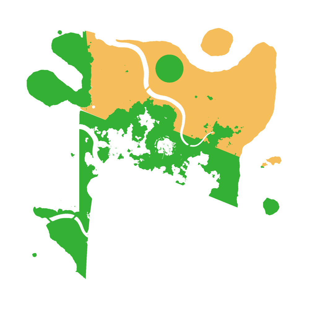 Biome Rust Map: Procedural Map, Size: 3000, Seed: 1442809350