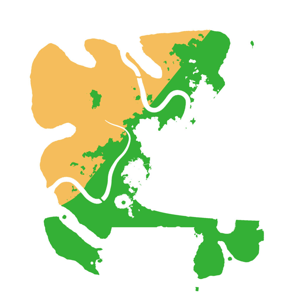 Biome Rust Map: Procedural Map, Size: 3000, Seed: 1689
