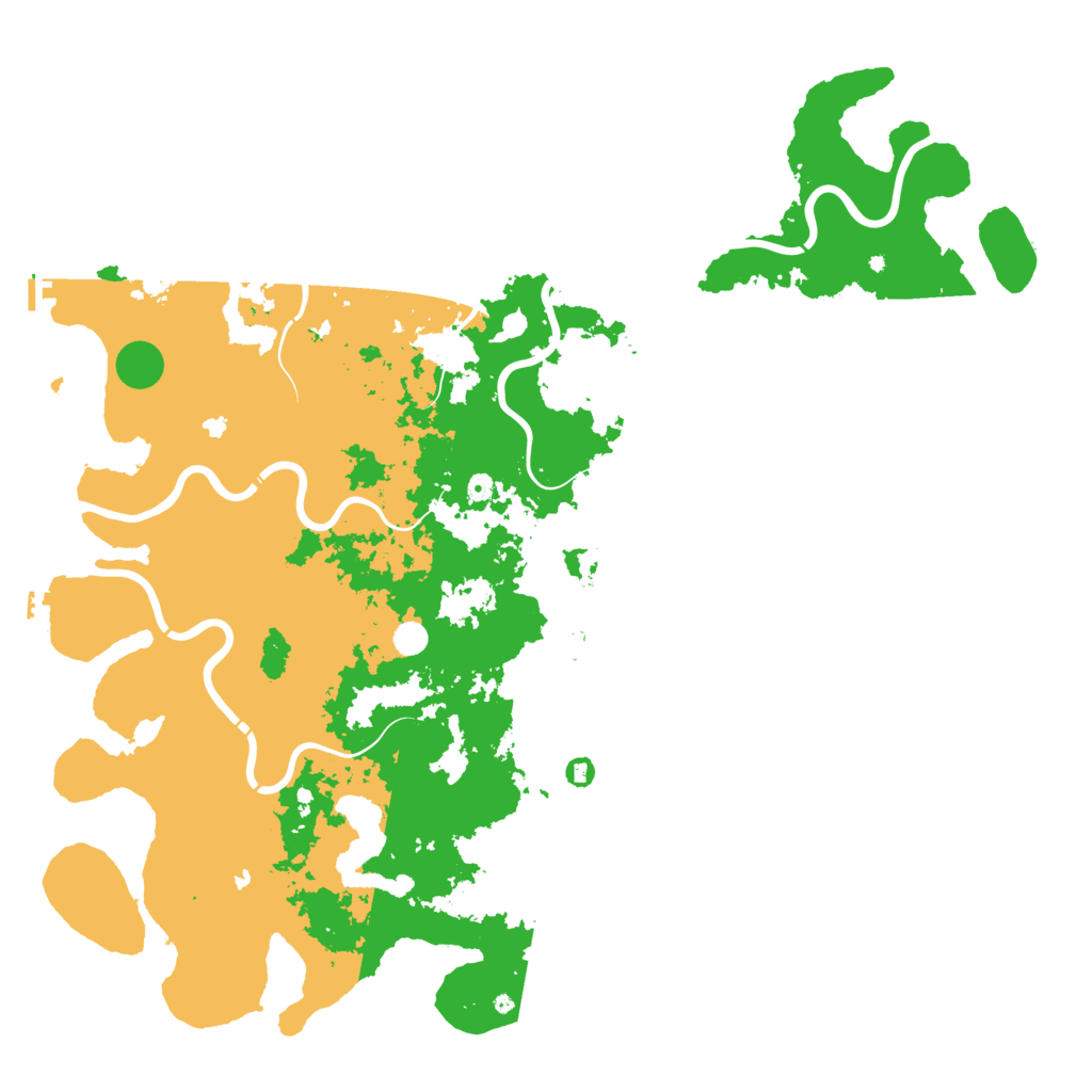 Biome Rust Map: Procedural Map, Size: 6000, Seed: 1328070517
