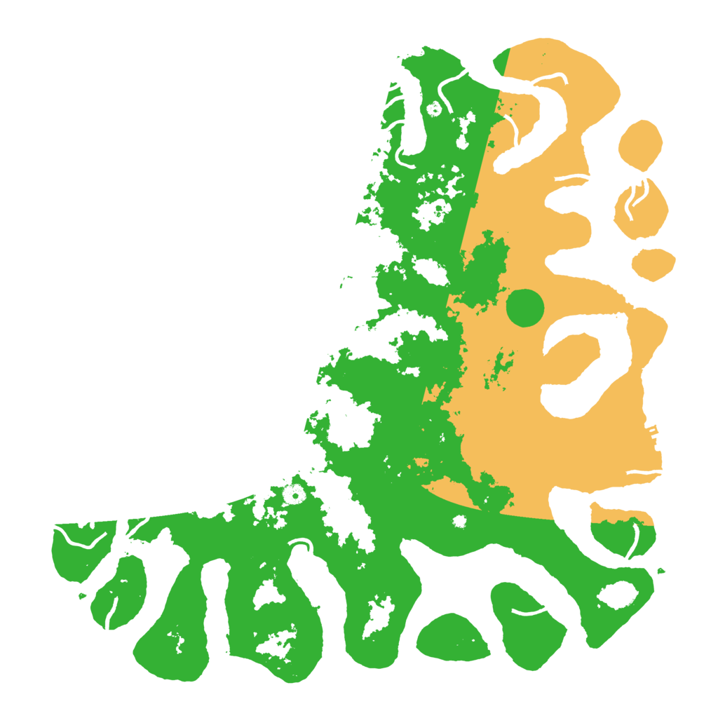 Biome Rust Map: Procedural Map, Size: 5000, Seed: 24631