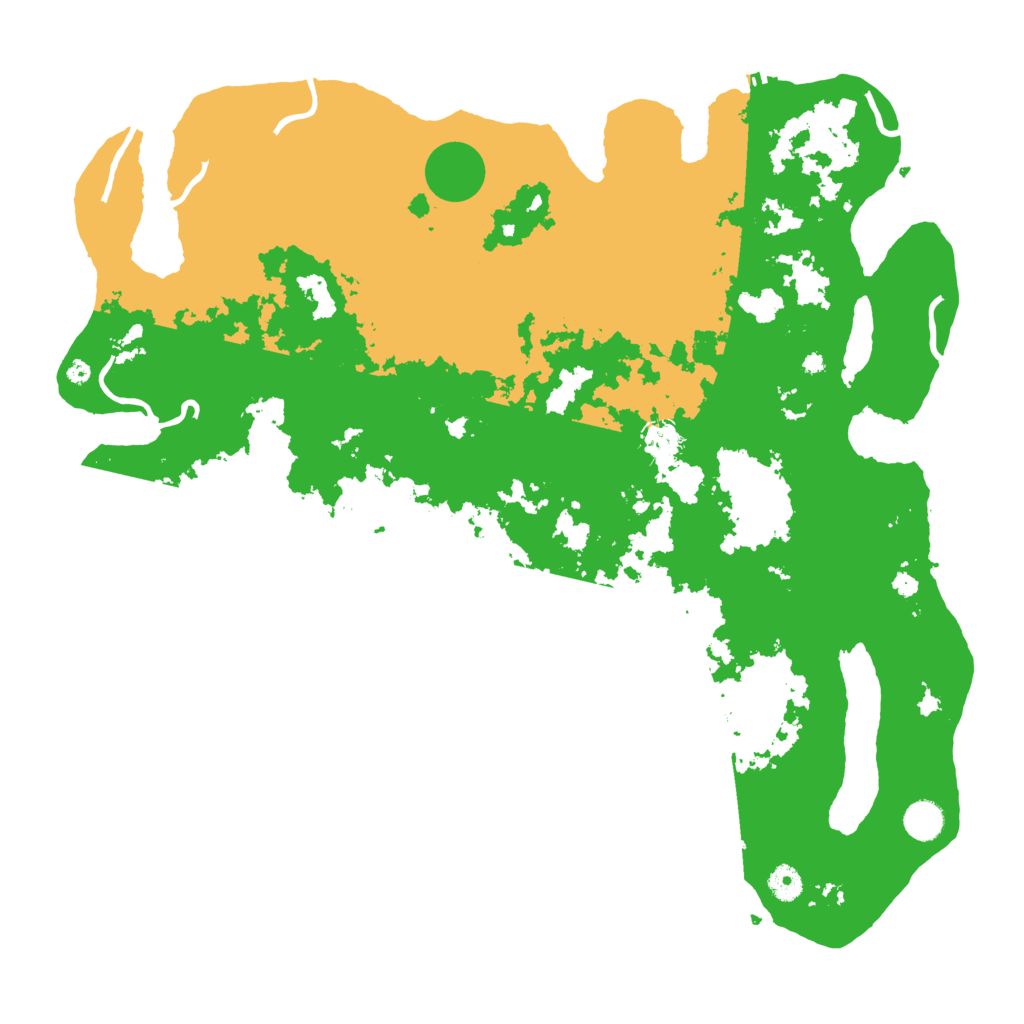 Biome Rust Map: Procedural Map, Size: 4500, Seed: 74846