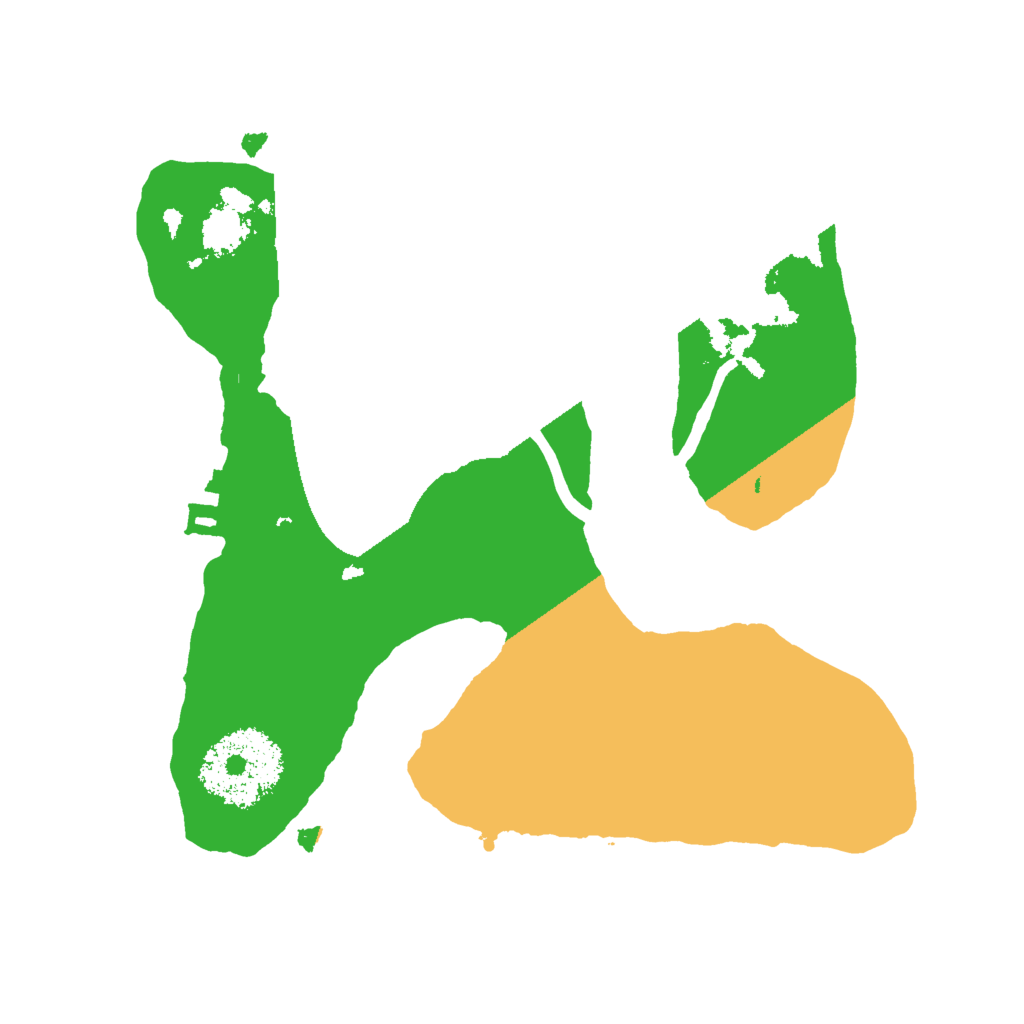 Biome Rust Map: Procedural Map, Size: 2000, Seed: 1654767252