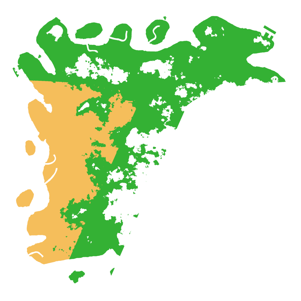 Biome Rust Map: Procedural Map, Size: 4500, Seed: 1986