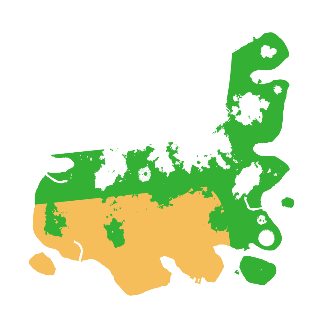 Biome Rust Map: Procedural Map, Size: 3500, Seed: 1354698240