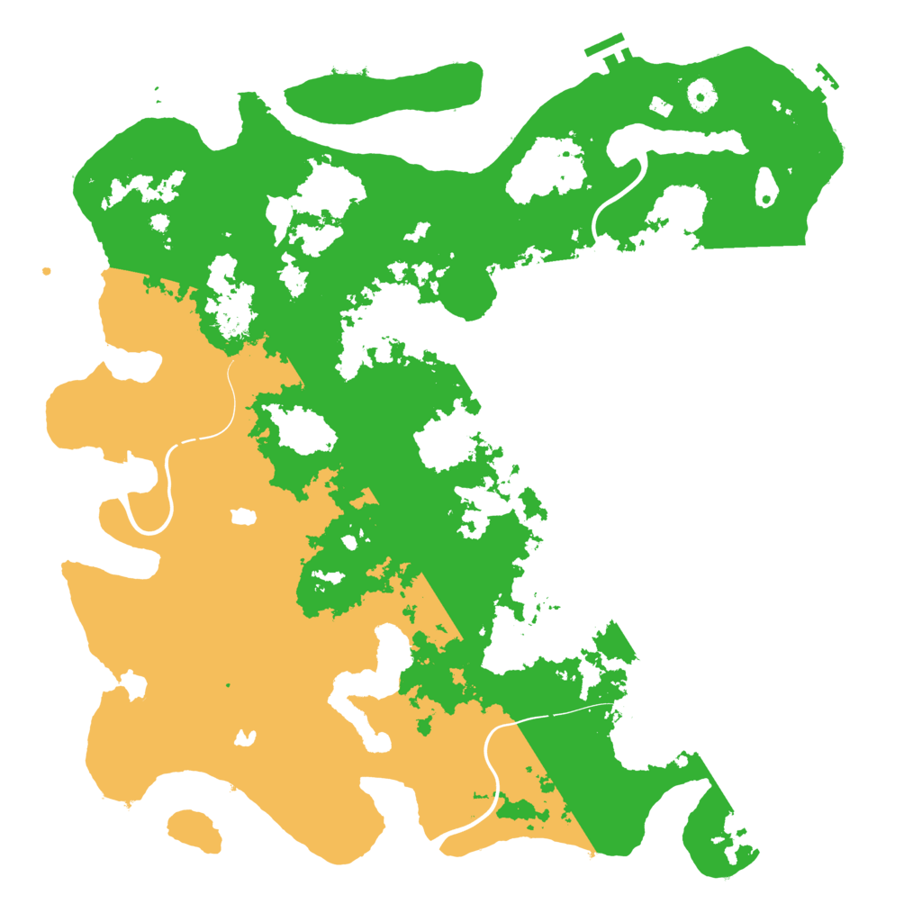 Biome Rust Map: Procedural Map, Size: 4500, Seed: 752018