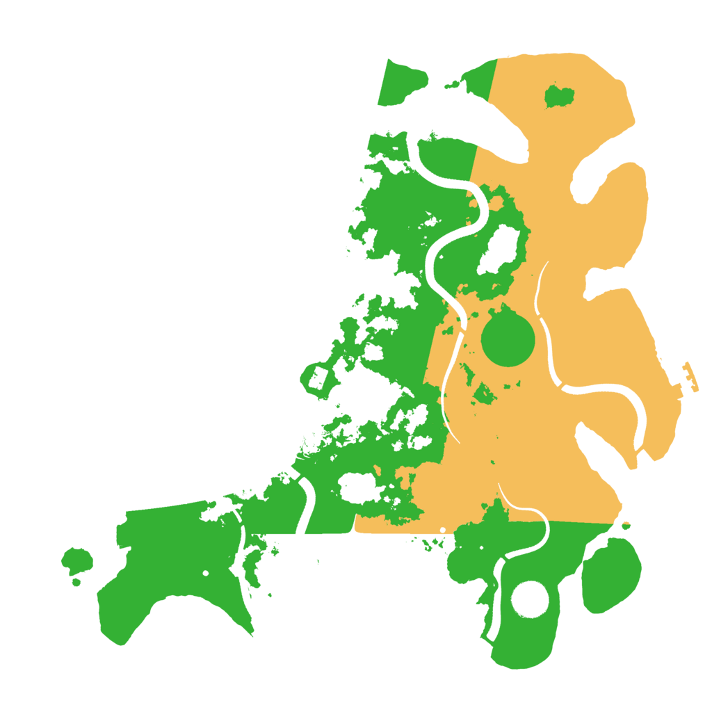 Biome Rust Map: Procedural Map, Size: 3500, Seed: 2144360337