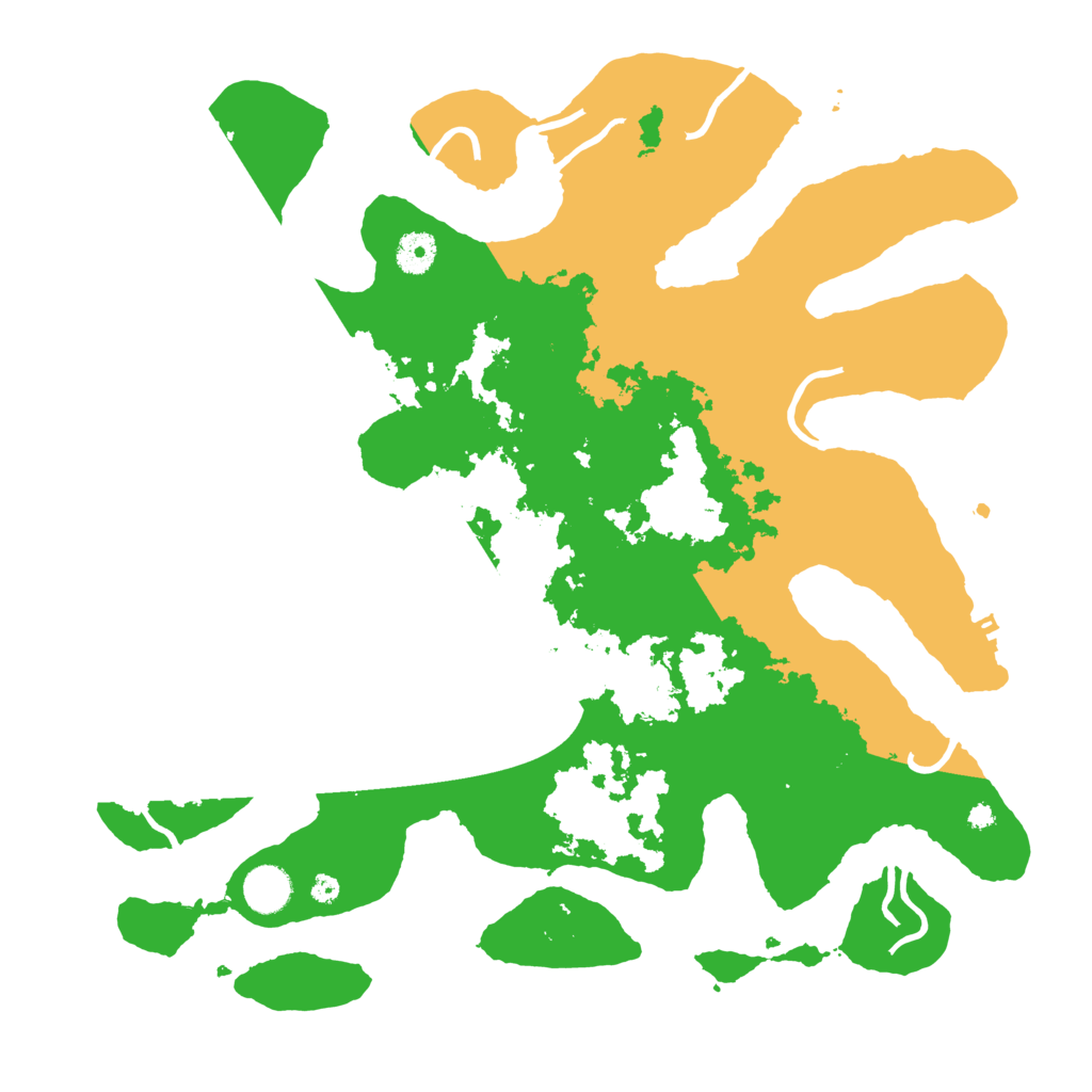 Biome Rust Map: Procedural Map, Size: 4000, Seed: 325557