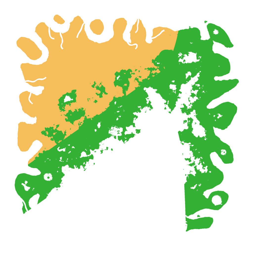 Biome Rust Map: Procedural Map, Size: 4600, Seed: 9786987